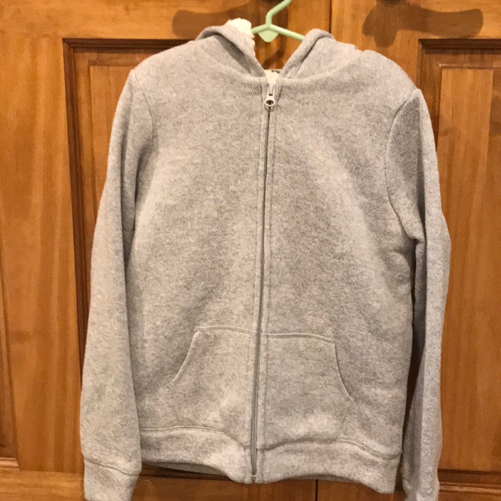 NWOT!! Sherpa-lined Zip-up Hoodie